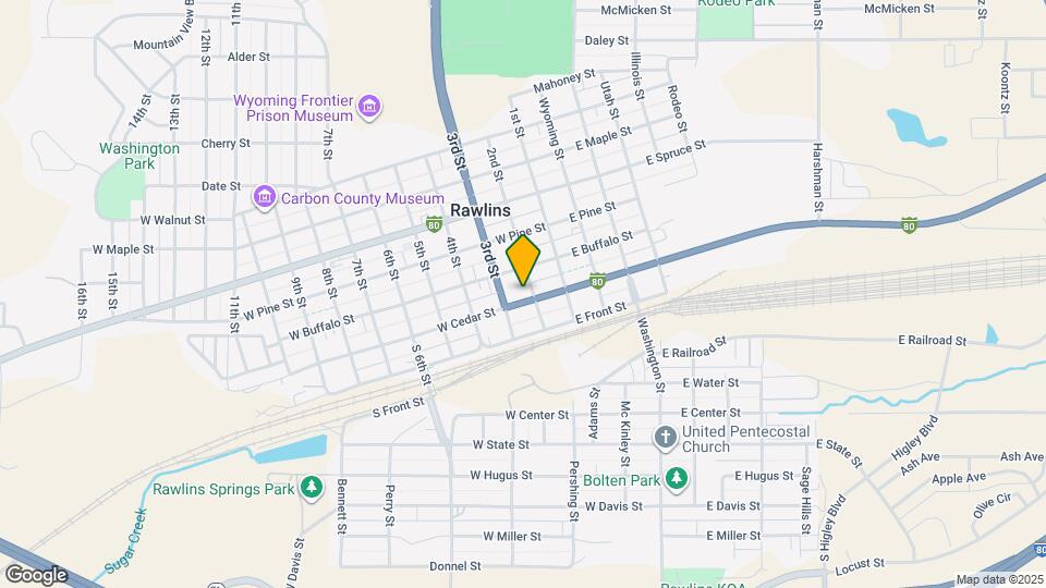 201 W Cedar St Map and Location Details