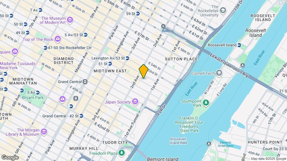 321 E 51st St Map and Location Details