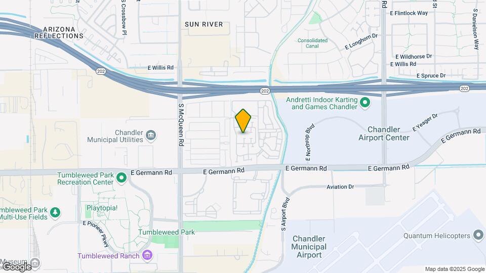 1296 E Weatherby Way Map and Location Details