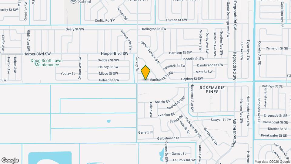 580 Harrisburg St SW Map and Location Details