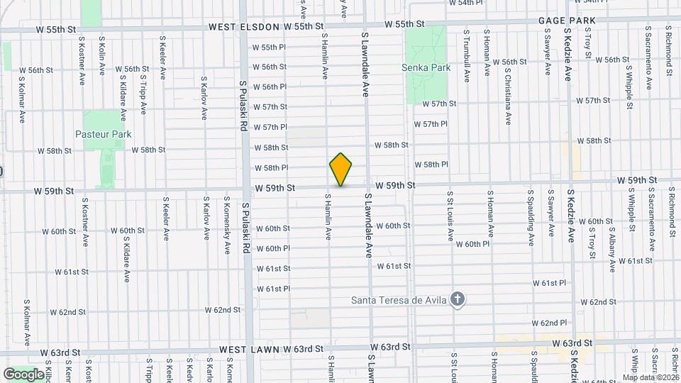 3741 W 59th St Mapa y Detalles de la Ubicación