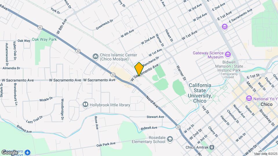 921 W Sacramento Ave Map and Location Details