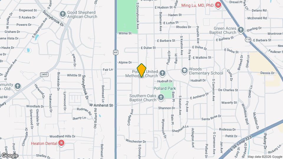 3106 S Donnybrook Ave Map and Location Details