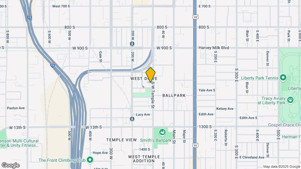 1058 S W Temple St Map and Location Details