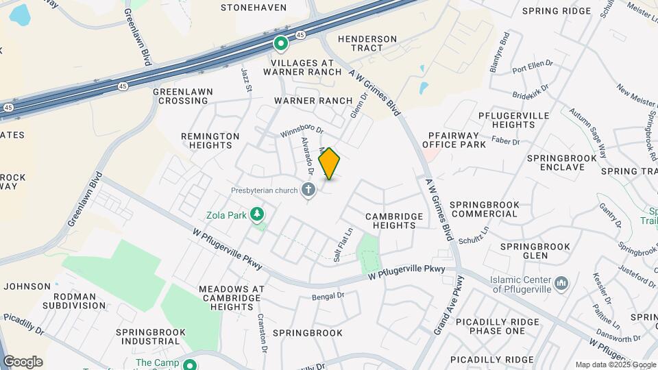 1967 Mexia Dr Map and Location Details