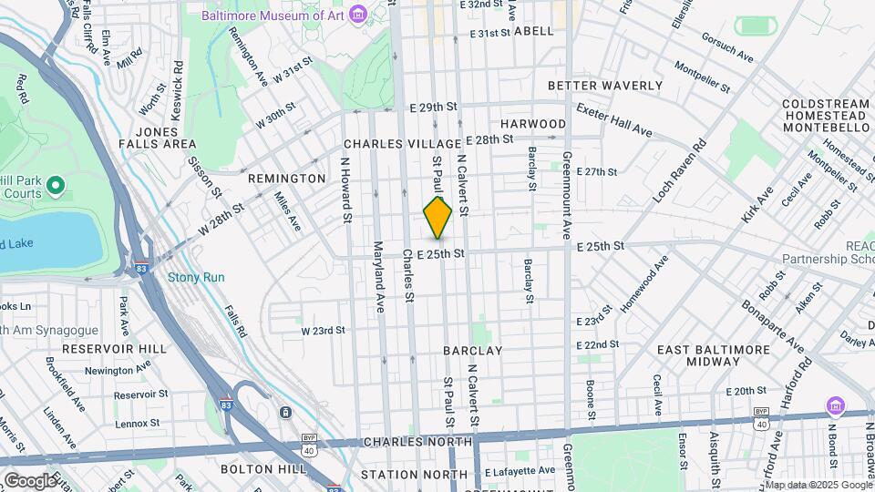 38-40 E 25th St Map and Location Details