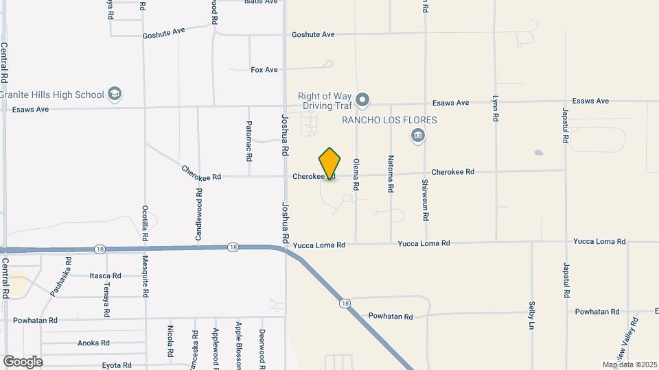 23423 Cherokee Ave Map and Location Details
