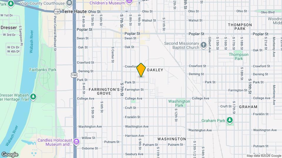 830 S 9th St Map and Location Details