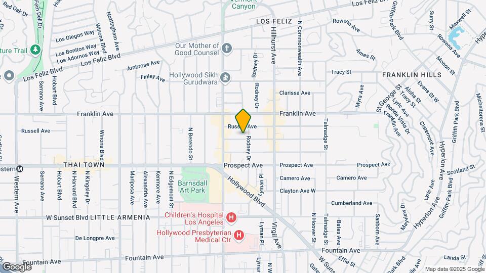 4611 Melbourne Ave Map and Location Details