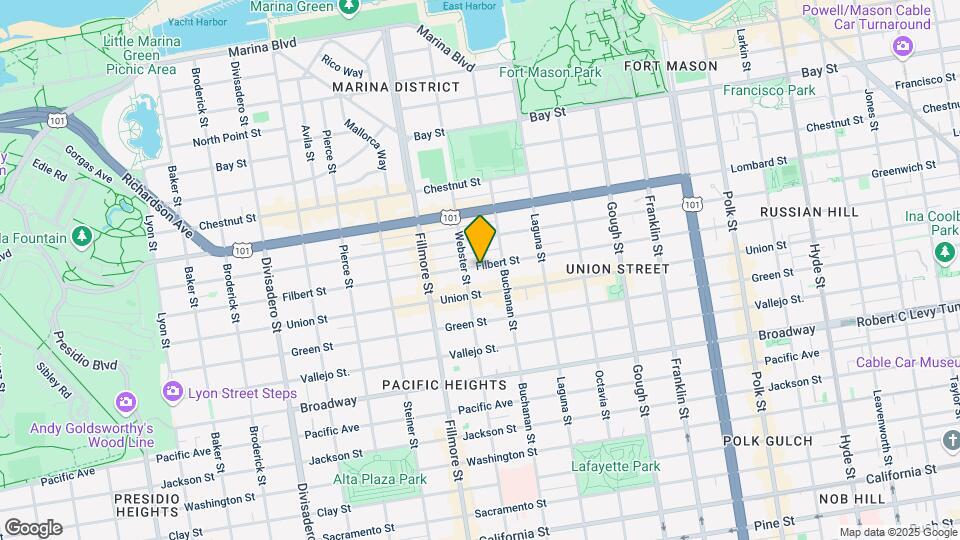 2053 Filbert St Mapa y Detalles de la Ubicación
