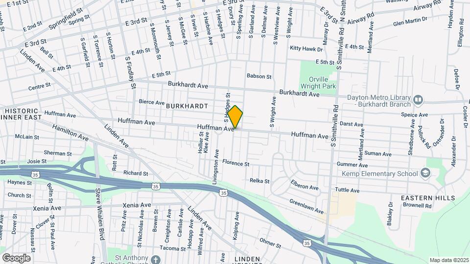 1220 Huffman Ave Map and Location Details