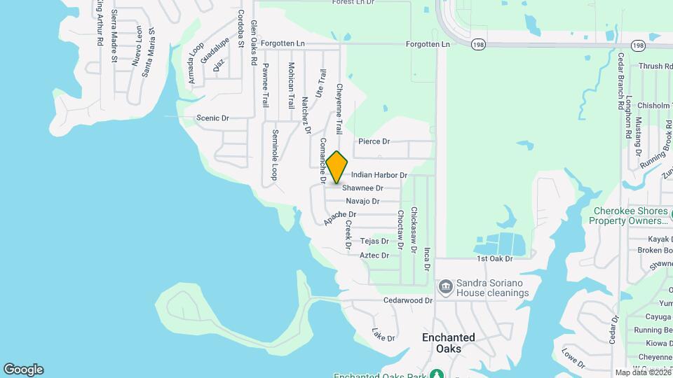 6147 Shawnee Dr Map and Location Details