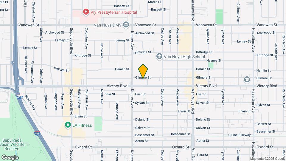 14816 Gilmore St Map and Location Details