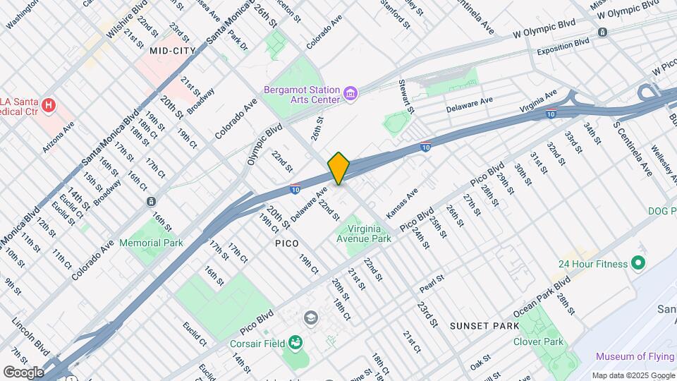 1914 Cloverfield Blvd Mapa y Detalles de la Ubicación