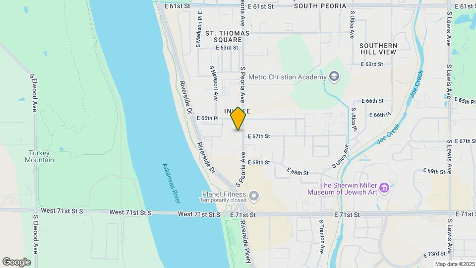 6662 S Peoria Ave Map and Location Details