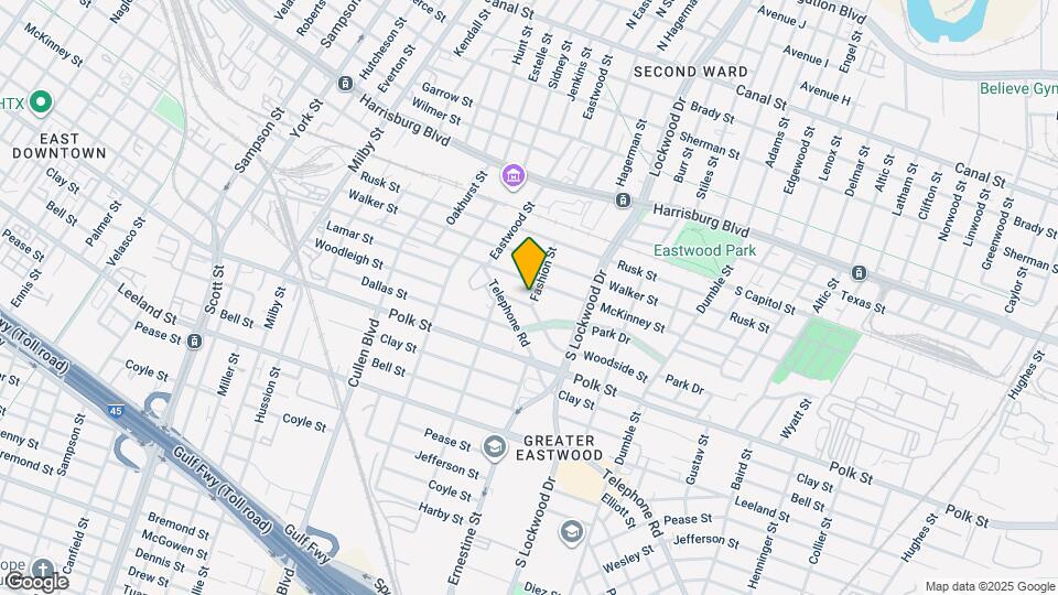 4429 Woodside St Map and Location Details
