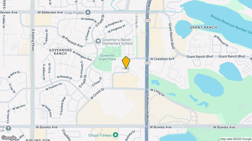 8615 W Berry Ave Map and Location Details