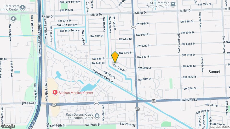 10841 SW 67th Dr Map and Location Details