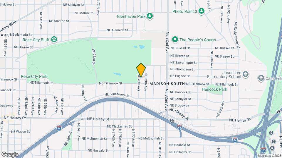 2124 NE 78th Ave Map and Location Details