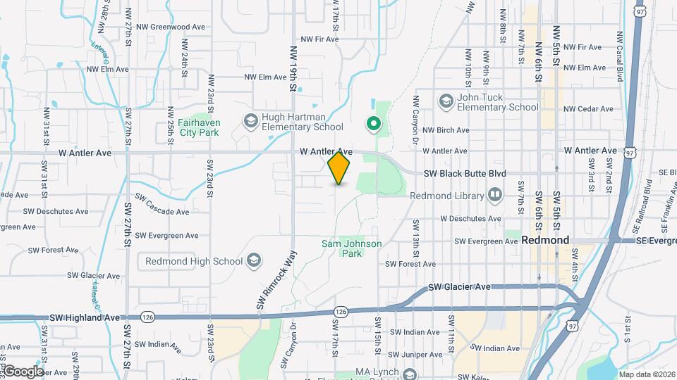 1698 SW Black Butte Ct Map and Location Details