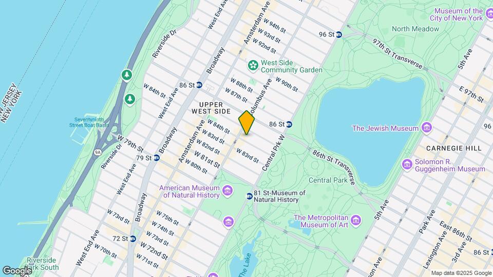 53 W 84th St Map and Location Details