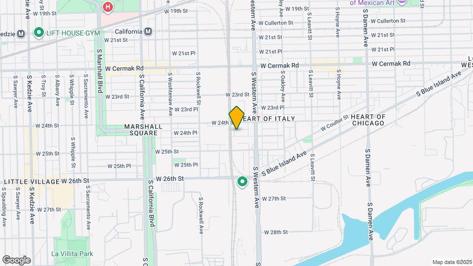 2440 W 24th Pl Map and Location Details