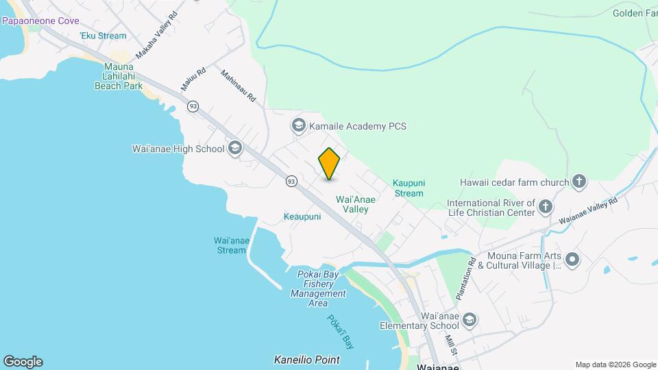 85-121-121 Ala Walua St Map and Location Details