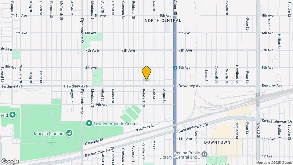 2830 Dewdney Av Map and Location Details