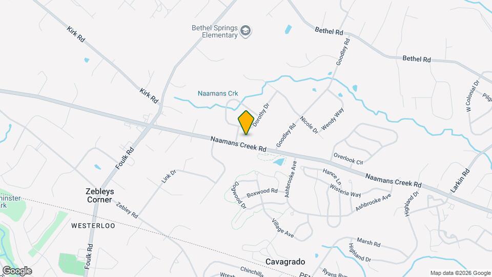 1512 Naamans Creek Rd Map and Location Details