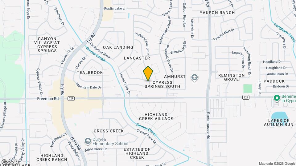 7111 Village Lake Dr Map and Location Details