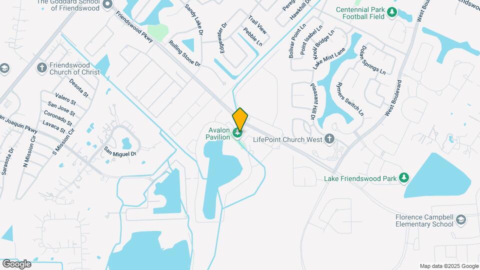 Avalon at Friendswood Mapa y Detalles de la Ubicación