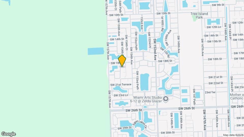 1877 SW 155th Ave Map and Location Details