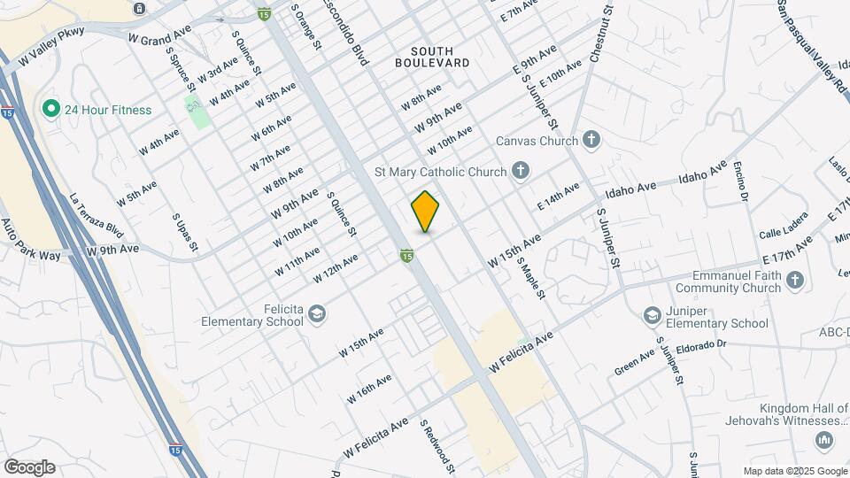 402 W 13th Ave Mapa y Detalles de la Ubicación