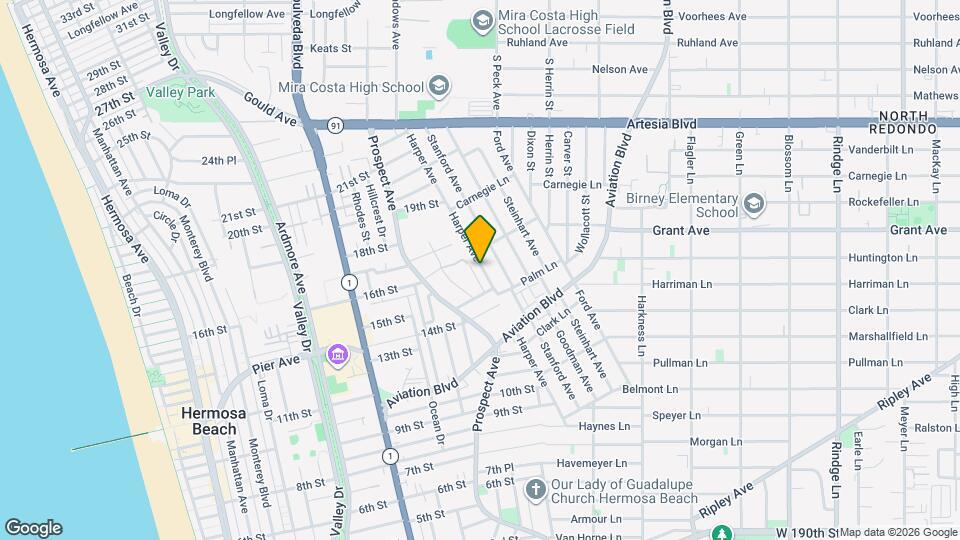 1536 Silver St Map and Location Details