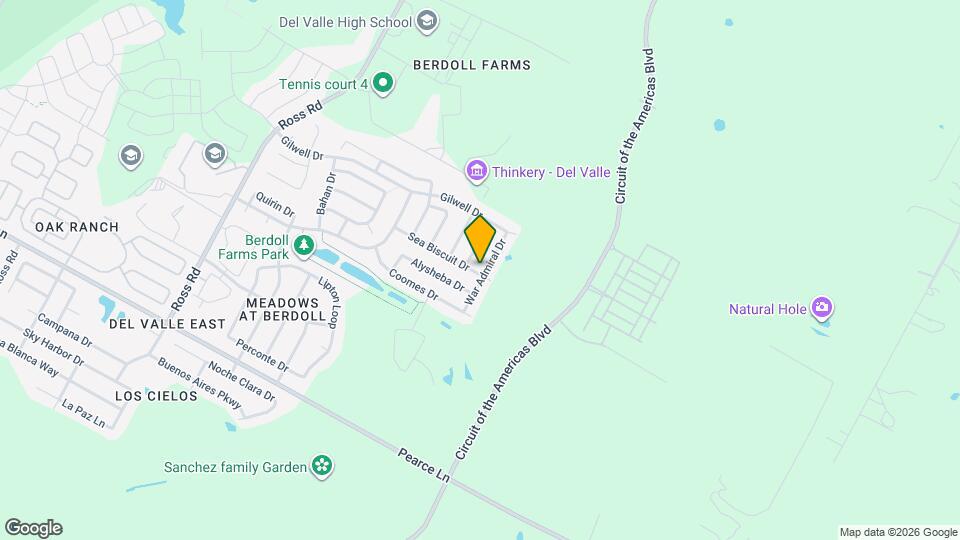 5628 War Admiral Dr Map and Location Details