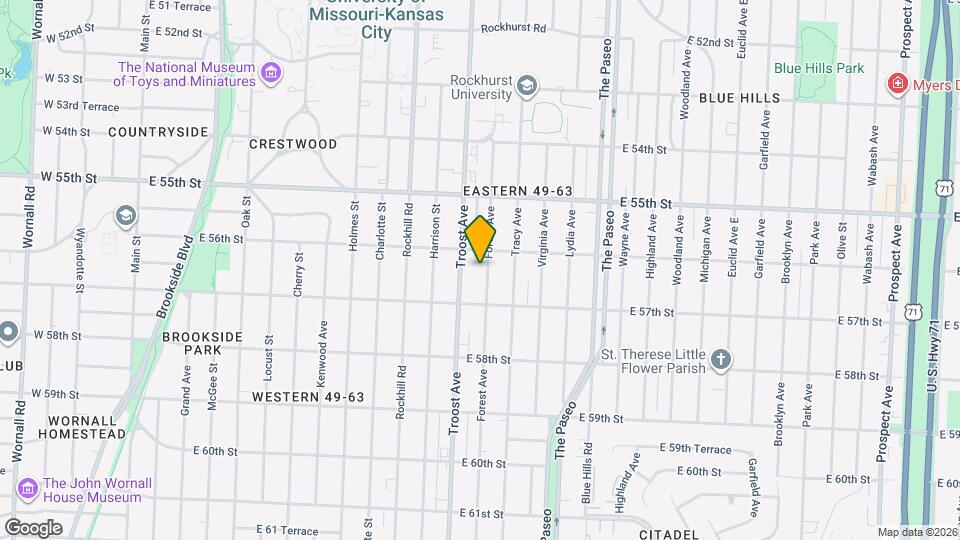 5618 Forest Ave Map and Location Details