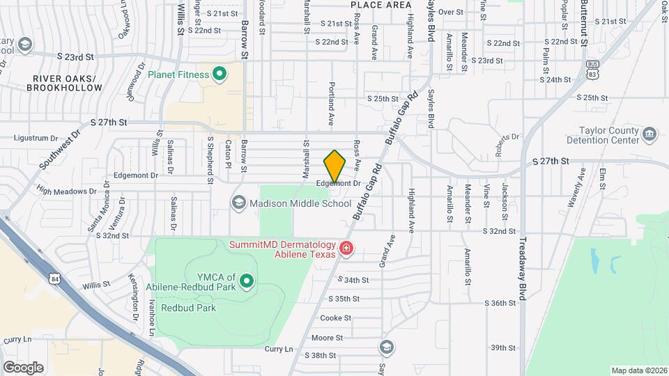 2601 Edgemont Dr Map and Location Details