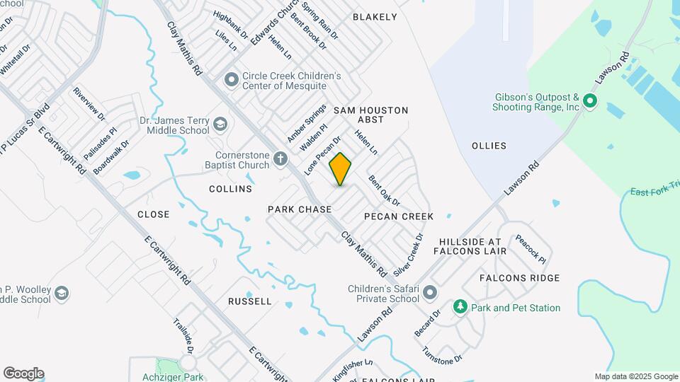 2117 Hickory Ridge Dr Map and Location Details