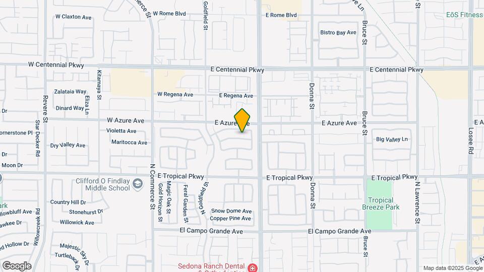 312 Sierra Breeze Ave Map and Location Details