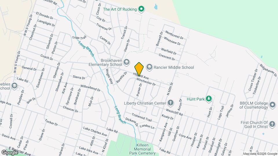 3505 Winchester Dr Map and Location Details