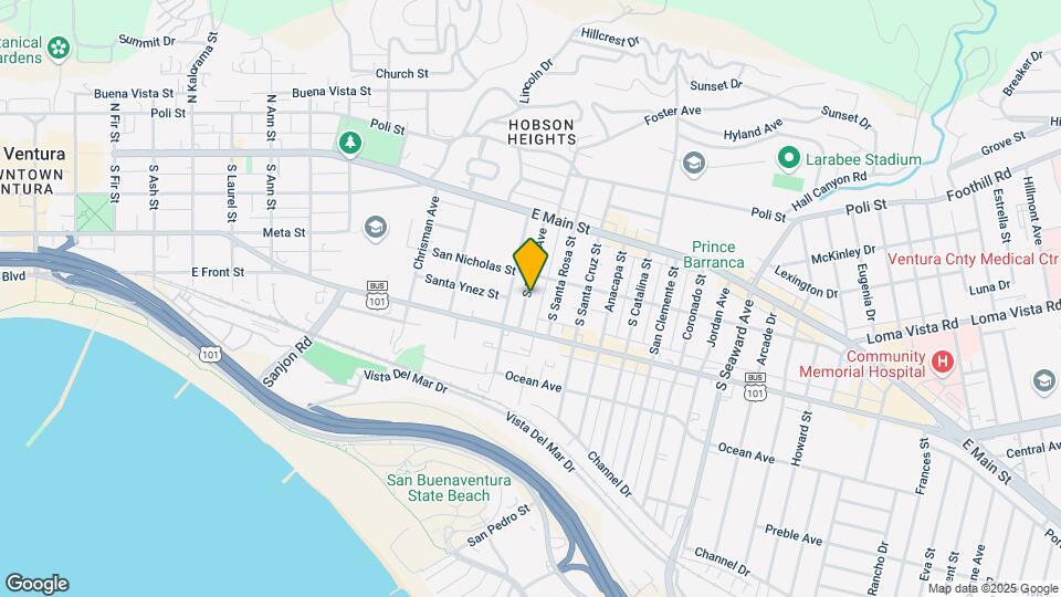 206 S Pacific Ave Mapa y Detalles de la Ubicación