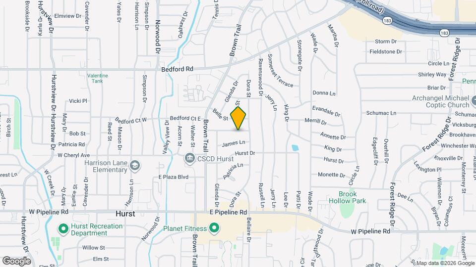 344 Bedford Ct E Map and Location Details