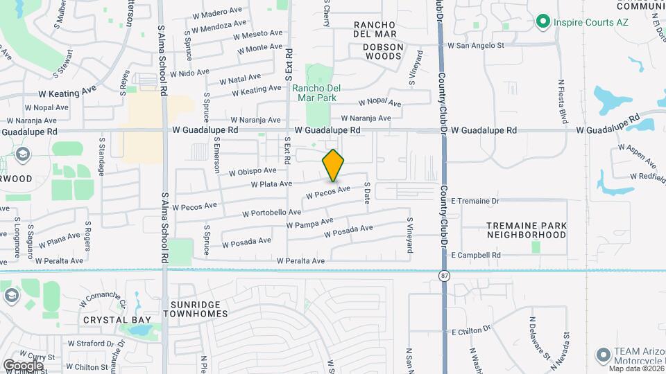 656 W Pecos Ave Map and Location Details