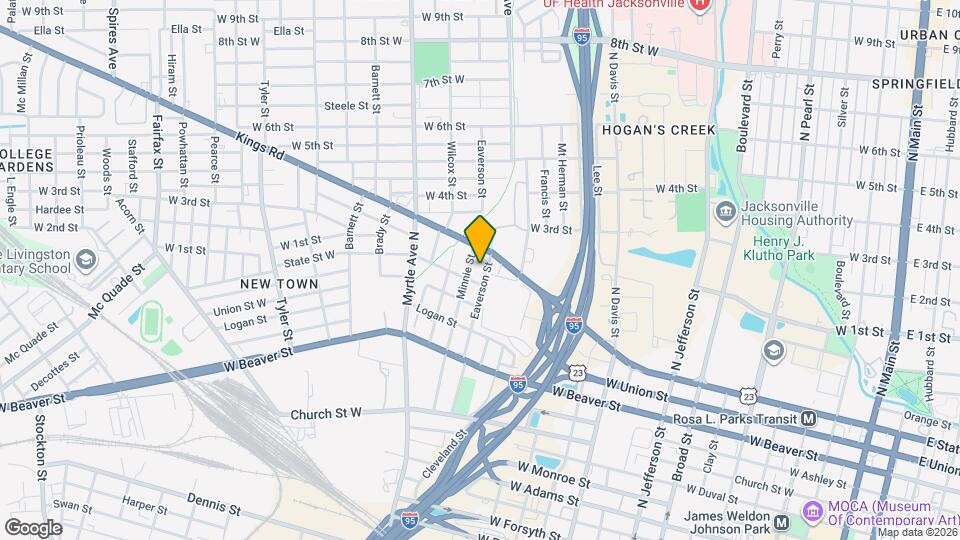 1022 Eaverson St Mapa y Detalles de la Ubicación