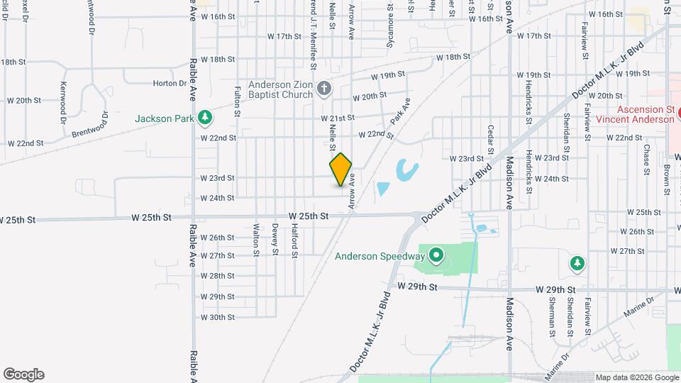 1720 W 24th St Map and Location Details