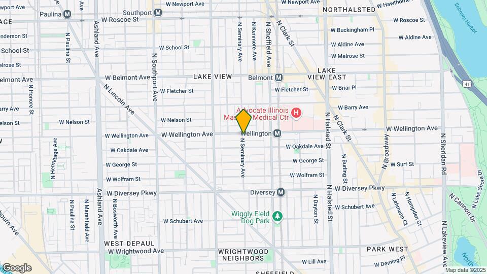 2954 N Seminary Ave, Unit A02C Mapa y Detalles de la Ubicación