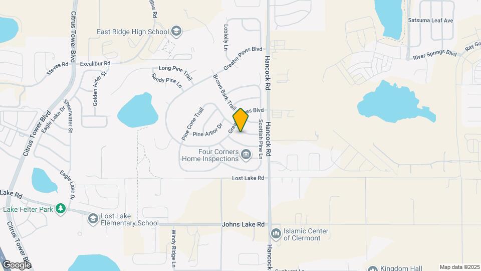 14816 Pine Cone Trail Map and Location Details