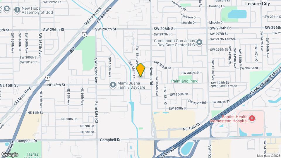 15794 SW 303rd Terrace Map and Location Details