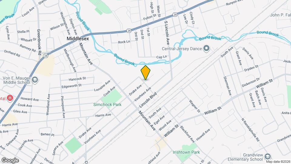 800 Drake Ave Map and Location Details