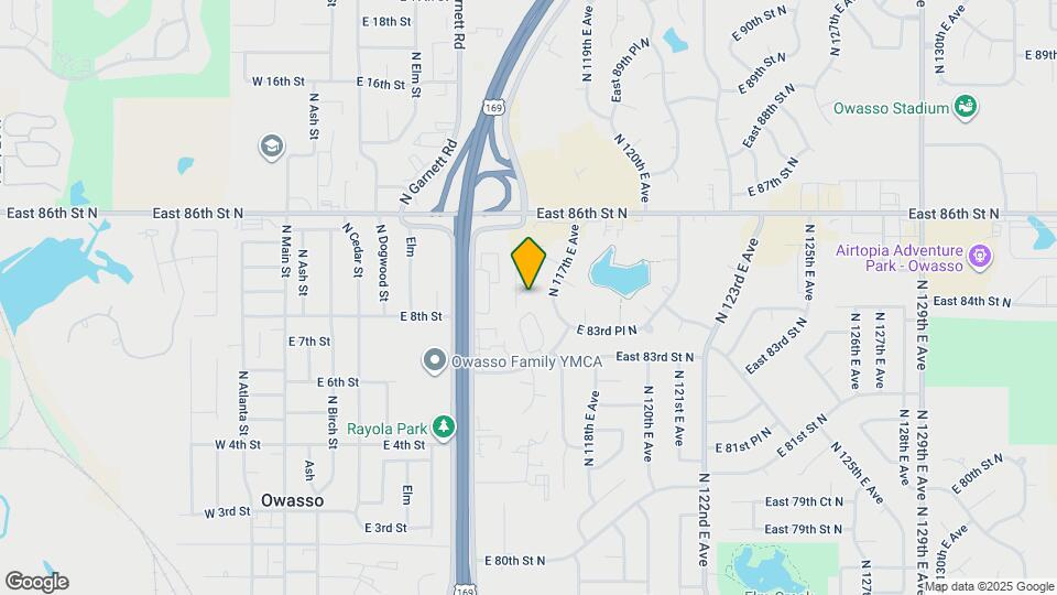 8405 N 116th E Pl Map and Location Details